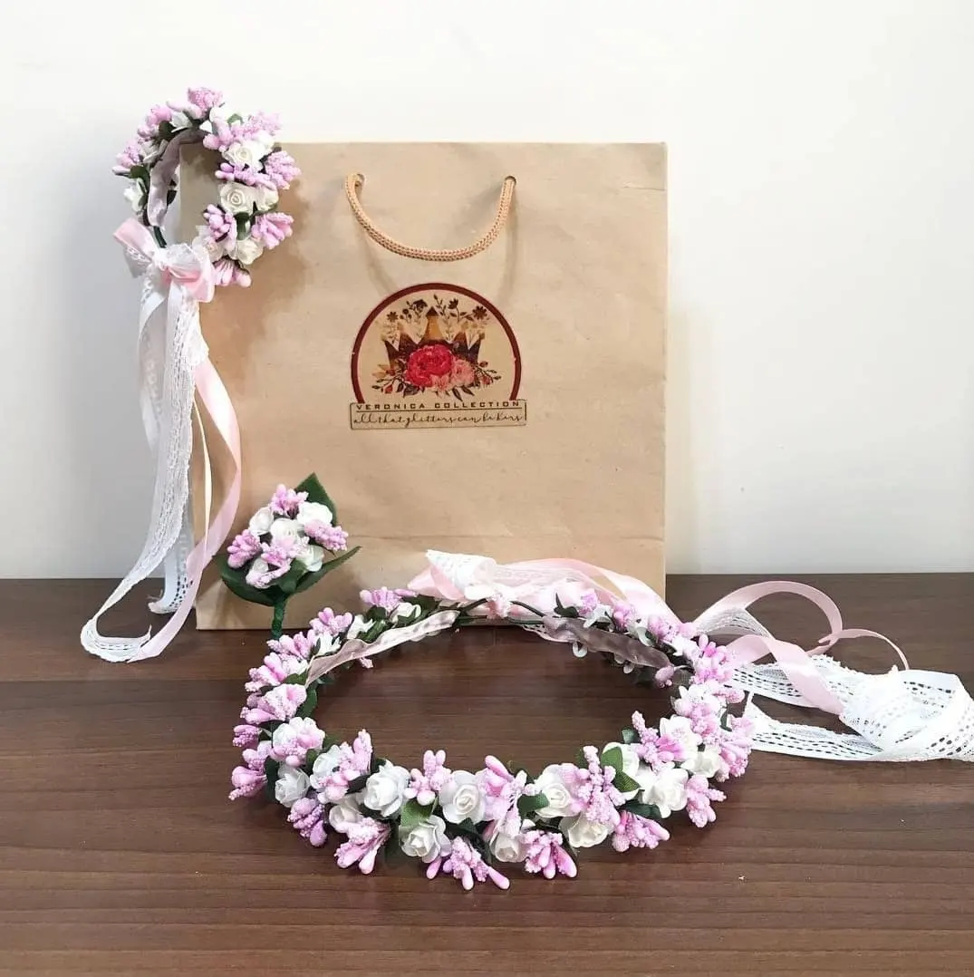 تاجگل ظریف کامل دور سر  با تنوع رنگبندی