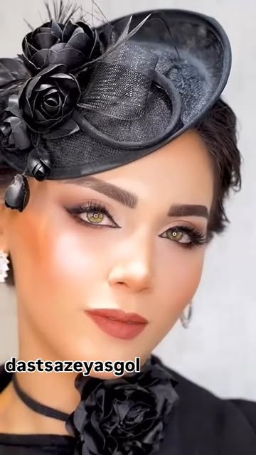 مشکی مدل اول روی سر