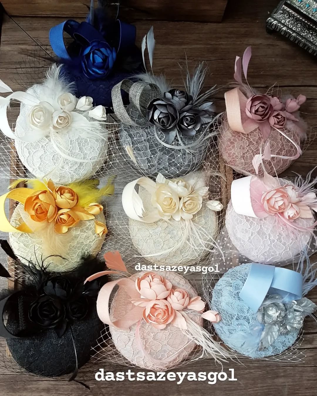 کلاه فرانسوی کوچک رنگی مناسب تمام سنین وکودکان