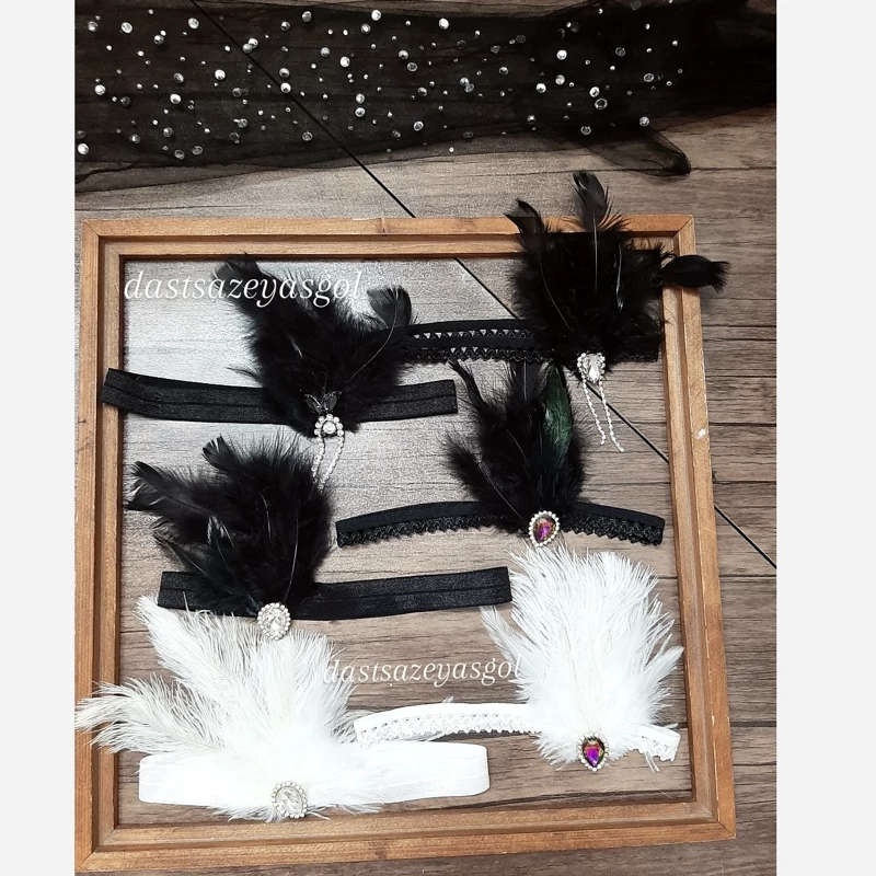 هدپیس های جواهردوزی مینیمال سایز کوچک وقیمت مناسب تم گتسبی