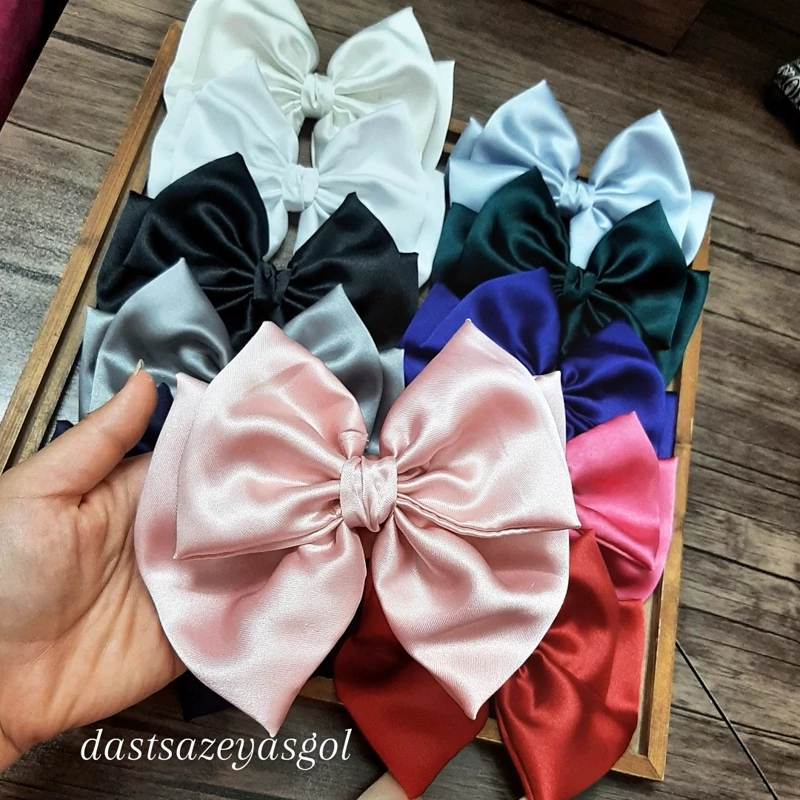 پاپیون پارچه ای سه تا یی بدون دنباله ستیز بزرگ حدود 15 سانت